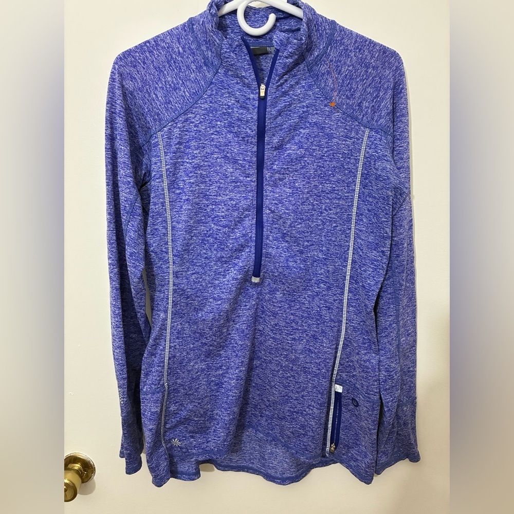 Athleta Running Wild 3.0 half zip pullover Size M